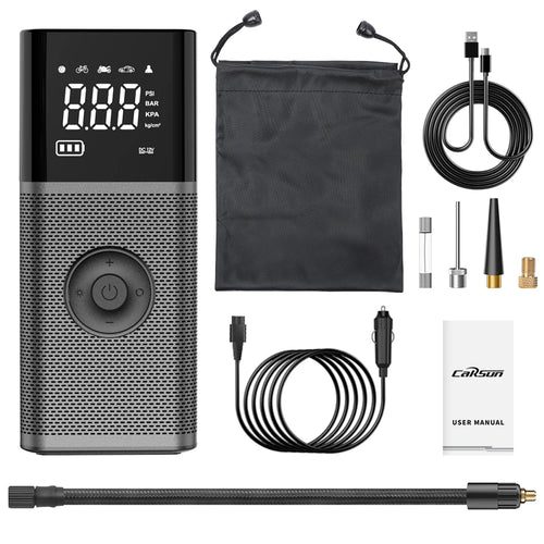 Portable Compressor for Car Wireless Tire Inflator Rechargable Air Pump for Motorcycle Bicycle Ball Electric Air Inflator