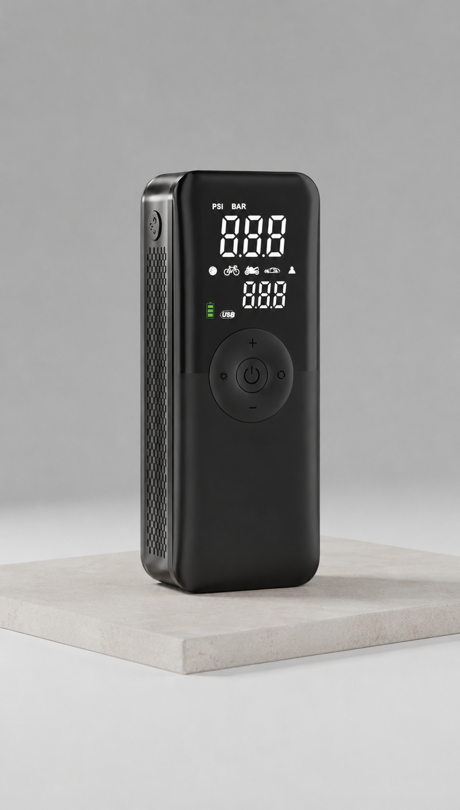 PumpThisUp™ Portable Air Pump with Power Bank & LED Flashlight